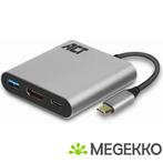 ACT USB-C naar HDMI female multiport adapter met PD, Verzenden, Nieuw, ACT