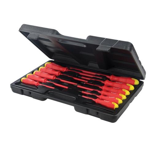 Silverline Geïsoleerde schroevendraaierset - softgrip han.., Doe-het-zelf en Verbouw, Gereedschap | Handgereedschap, Nieuw, Ophalen of Verzenden