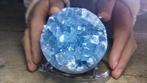 celestine Massieve Kristal Druse - Celestiet - Hoogte: 6 cm