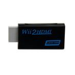 Wii HDMI adapter zwart, Spelcomputers en Games, Spelcomputers | Nintendo Consoles | Accessoires, Verzenden, Nieuw