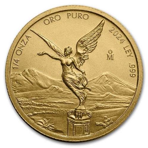 Gouden Mexican Libertad 1/4 oz 2024, Postzegels en Munten, Munten | Amerika, Zuid-Amerika, Losse munt, Goud, Verzenden