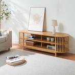 Tv-meubel Jarvenpaa met 4 open vakken 150x48x50 cm naturel [, Verzenden, Nieuw