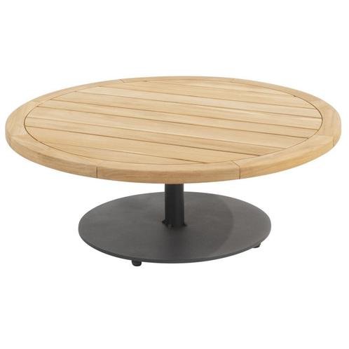 Volta lounge tuintafel middenpoot  80xH30 cm  aluminium, Tuin en Terras, Tuintafels, Nieuw, Teakhout, Ophalen of Verzenden