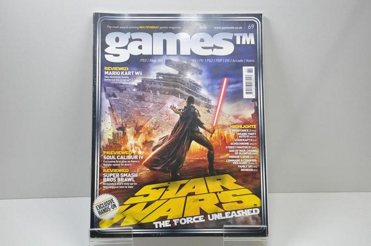 Games TM Magazine 69 Mario Kart Wii, Super Smash Bros Brawl, Boeken, Tijdschriften en Kranten, Overige typen, Zo goed als nieuw