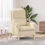 vidaXL Fauteuil Crème 76 x 94 x 102 cm Stof, Huis en Inrichting, Fauteuils, Verzenden, Nieuw