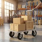 Vouw Transportkar 500kg | Industriele Kwaliteit | Beste P..., Minder dan 60 liter, Ophalen of Verzenden, Nieuw, Transportkar