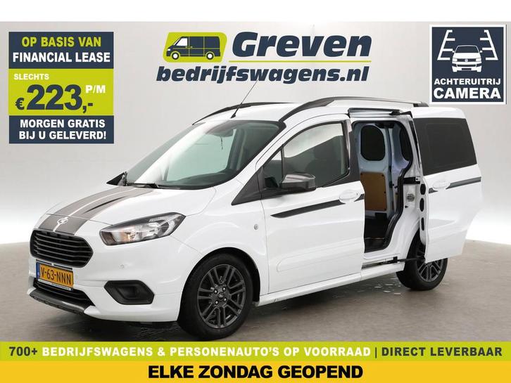 Ford Transit Courier 1.5 TDCI Sport 100PK 6-bak |, Auto's, Bestelauto's, Te koop, Handgeschakeld, Financial lease, Diesel, Wit