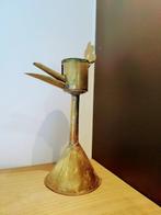 Olielamp - Messing - Snotneus Messing, Antiek en Kunst