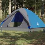vidaXL Koepeltent 3-persoons waterdicht blauw, Verzenden, Nieuw, Tot en met 2