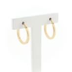 Gouden oorringen | Ø 19 mm (oorbellen, gouden oorbellen), Ophalen of Verzenden, Gebruikt, Overige kleuren, Goud