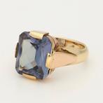 Ring - 14 karaat Geel goud - 8.46ct. tw. - Kleurwissel, Sieraden, Tassen en Uiterlijk, Ringen, Nieuw