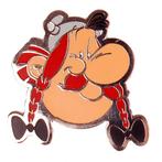 Badge Asterix & Obelix Emaille - Obelix - 4x4cm NIEUW, Verzamelen, Speldjes, Pins en Buttons, Nieuw, Ophalen of Verzenden