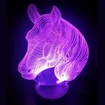 3D LED LAMP -  PAARDEN HOOFD, Nieuw