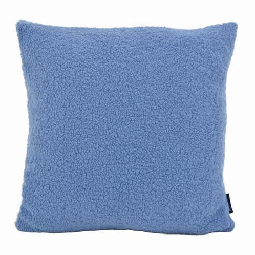 Teddy Blauw | 45 x 45 cm | Kussenhoes | Polyester, Huis en Inrichting, Woonaccessoires | Kussens, Verzenden