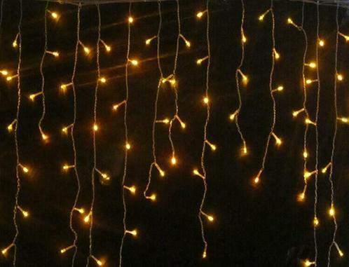 Kerst Gordijn 4 Meter - Warm Wit, Diversen, Kerst, Nieuw, Ophalen of Verzenden