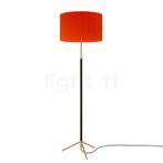 Santa & Cole Pie de Salø³n Vloerlamp, rood/messing - cilin, Huis en Inrichting, Lampen | Vloerlampen, Verzenden, Nieuw