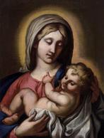 Scuola genovese (XVII-XVIII) - Madonna col Bambino - NO, Antiek en Kunst