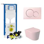 Geberit UP320 Toiletset Wandcloset Salenzi Civita Mat Roze, Doe-het-zelf en Verbouw, Sanitair, Ophalen of Verzenden, Nieuw, Overige typen