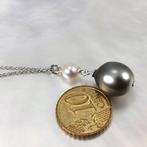Halsketting Zilver Parel - Parel - Tahiti & Akoya Ø6-12mm, Sieraden, Tassen en Uiterlijk, Kettingen, Nieuw