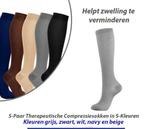 5-Paar Therapeutische Compressiesokken in 5-Kleuren, Verzenden, Nieuw