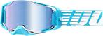 100% Armega Oversized Sky Crossbril - Silver Mirror lens ( S, Verzenden, Nieuw