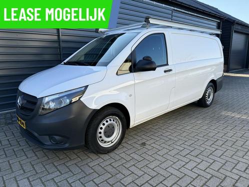 Zakelijke Lease |  Mercedes-Benz Vito 114 CDI Lang L2 Automa, Auto's, Bestelauto's, Onderhoudsboekje, Lease, Grijs, Automaat, Wit