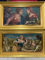Italiaanse school (XVIII) - Maria Maddalena e matrone romane, Antiek en Kunst, Kunst | Schilderijen | Klassiek