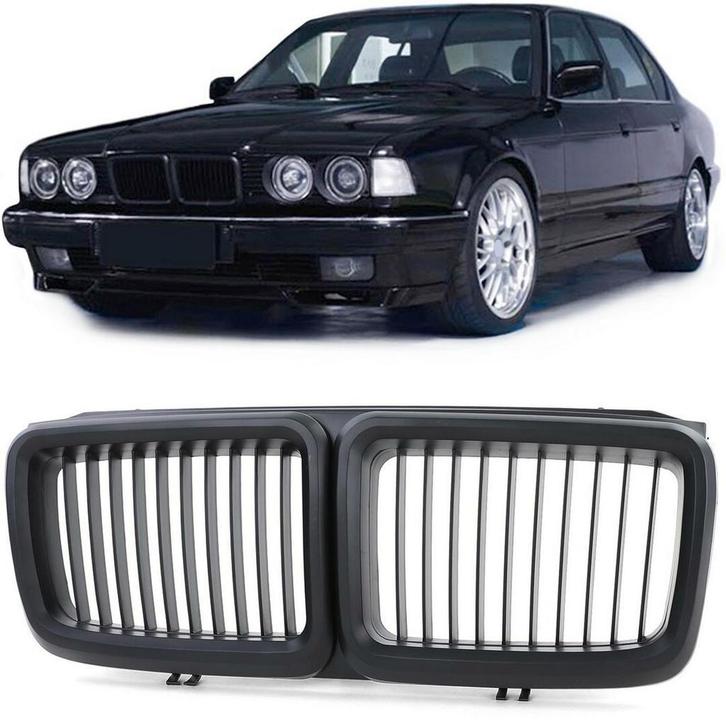 Grill mat zwart BMW 7 serie E32 model 1986 - 1994 B9648, Auto-onderdelen, Carrosserie en Plaatwerk, Nieuw, Herkomst onderdeel bekend