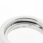 Witgouden LOVE-ring gezet met diamant; Cartier, Sieraden, Tassen en Uiterlijk, Gebruikt, Overige kleuren, Ophalen of Verzenden