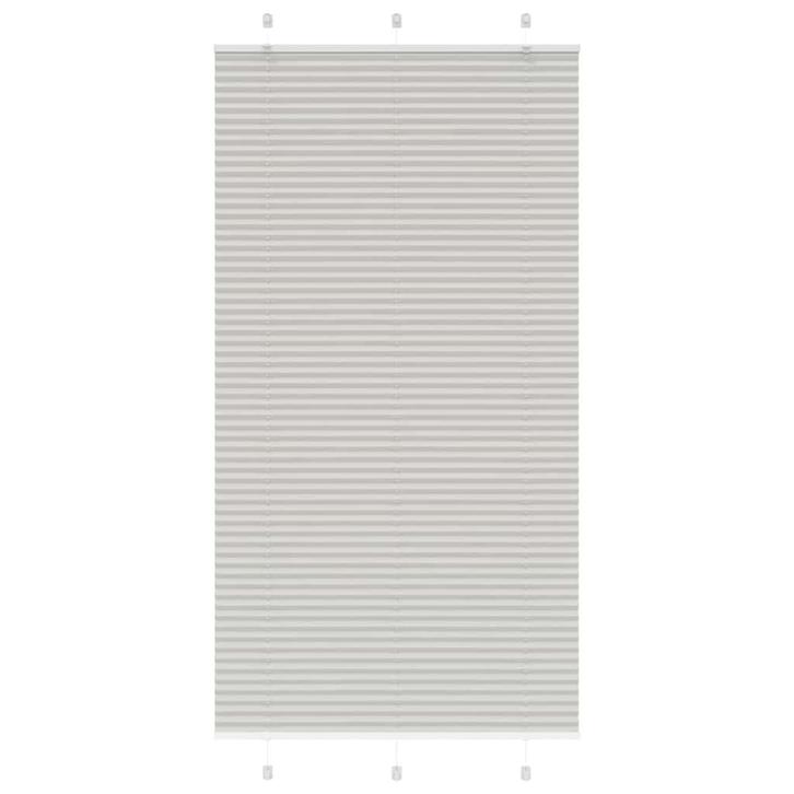 vidaXL Plisségordijn 110x200 cm stofbreedte 109,4 cm, Huis en Inrichting, Stoffering | Gordijnen en Lamellen, Grijs, Nieuw, Verzenden
