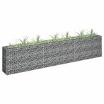 vidaXL Gabion plantenbak verhoogd 270x30x60 cm, 100 cm of meer, Verzenden, Nieuw, Metaal