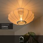 Lucide CORINA - Plafonnière - Ø 40 cm - 1xE27 - Beige, Huis en Inrichting, Verzenden, Zo goed als nieuw