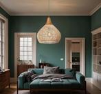 Nieuw Vintage Boho Rotan Hanglamp – E27 Hanglamp 40cm / 50cm, Huis en Inrichting, Lampen | Hanglampen, Verzenden, Nieuw