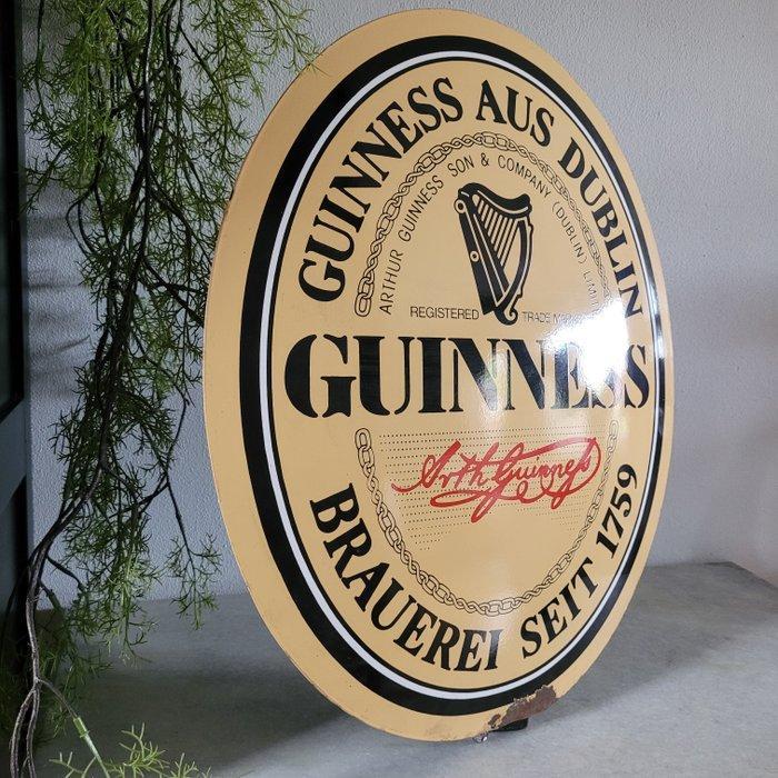 Guinness Emaille Reclamebord, Emaillerie Boos & Hahn, 1980 -, Antiek en Kunst, Antiek | Wandborden en Tegels