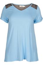 Shirt Zizzi v hals gaas detail Maat:, Kleding | Dames, T-shirts, Nieuw, Verzenden, Overige kleuren