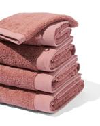 HEMA Handdoeken - hotel extra zacht donkerroze, Verzenden, Nieuw
