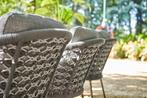 SUNS Nappa dining chair matt royal grey/mix macrame carbon, Tuin en Terras, Tuinsets en Loungesets, Ophalen of Verzenden, Nieuw