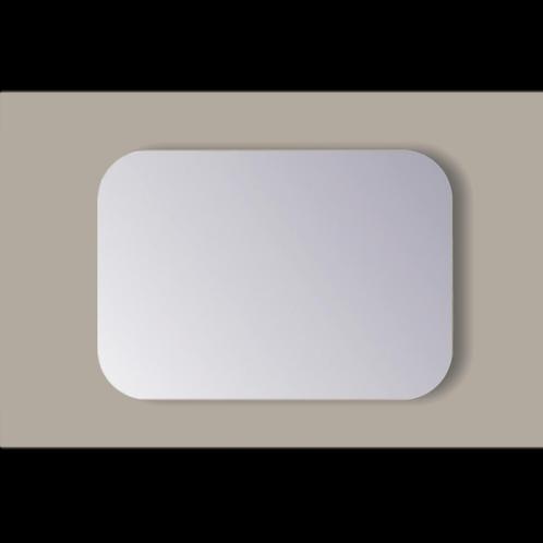 Spiegel Rechthoek Sanicare Q-Mirrors Afgeronde Hoeken 60x70, Doe-het-zelf en Verbouw, Sanitair, Bad, Nieuw, Ophalen of Verzenden
