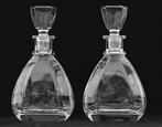 Raffinata Coppia di Caraffe in Cristallo Francese -