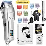 2dekans | Professionele Draadloze Tondeuse + Kappersmantel -, Ophalen of Verzenden, Zo goed als nieuw