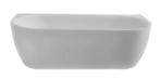 Wall half-vrijstaand acryl ligbad 180x80 MATWIT, Doe-het-zelf en Verbouw, Sanitair, Verzenden, Nieuw