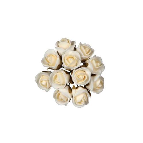 Mini foam roos 2 cm. creme / doosje Mini foam roos, Huis en Inrichting, Woonaccessoires | Kunstplanten en Kunstbloemen, Nieuw