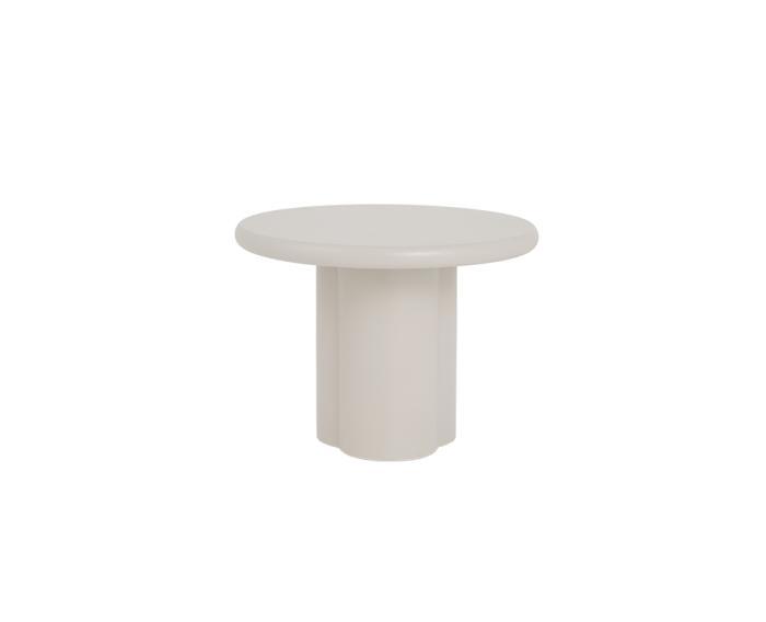 Melzo Bijzettafel rond gebroken wit 60 cm, Huis en Inrichting, Tafels | Bijzettafels, Nieuw, Ophalen of Verzenden