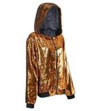 Gouden Pailletten Hoodie, Verzenden, Nieuw, Feestartikel