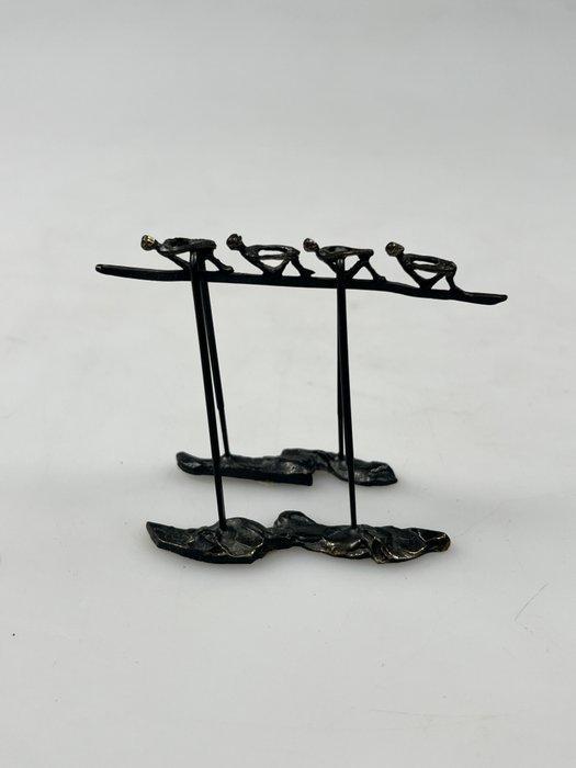 Corry Ammerlaan - Beeldje, Met vereende krachten - 7.5 cm -, Antiek en Kunst, Curiosa en Brocante