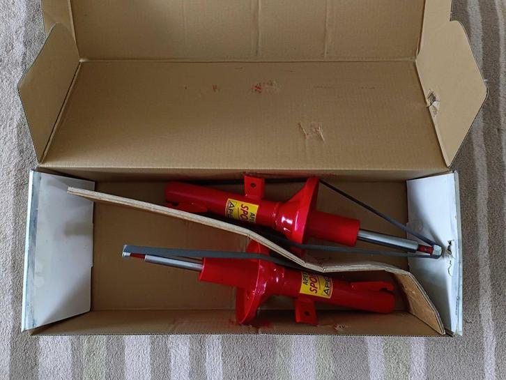 Set Ford Escort mk5 Orion mk3 schokbrekers vooras gasdruk, Auto-onderdelen, Ophanging en Onderstel, Nieuw, Ford, Ophalen of Verzenden