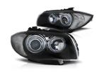 Angel Eyes koplamp units Black geschikt voor BMW E81 E87, Auto-onderdelen, Verlichting, Verzenden, Nieuw, BMW
