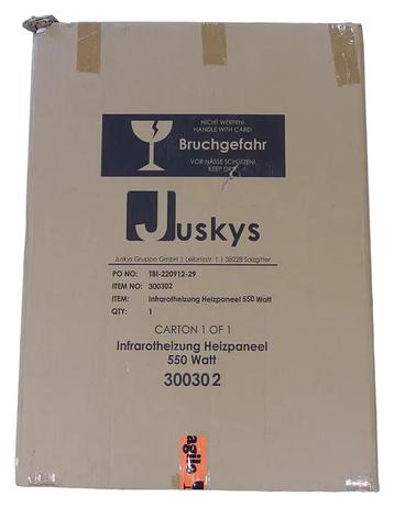 Juskys Infrarood Verwarmingspaneel beschikbaar voor biedingen