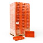 Gebruikte Euronorm stapelbakken alle wanden gesloten + open, Doe-het-zelf en Verbouw, Kratten en Dozen, Ophalen of Verzenden, Gebruikt