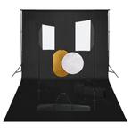 vidaXL Fotostudioset met softboxlampen, achtergrond en, Verzenden, Nieuw